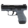 HK VP9SK 9mm 3.39" Bbl Grey Subcompact Pistol w/(1) 15rd Mag & (1) 12rd Mags 81000812