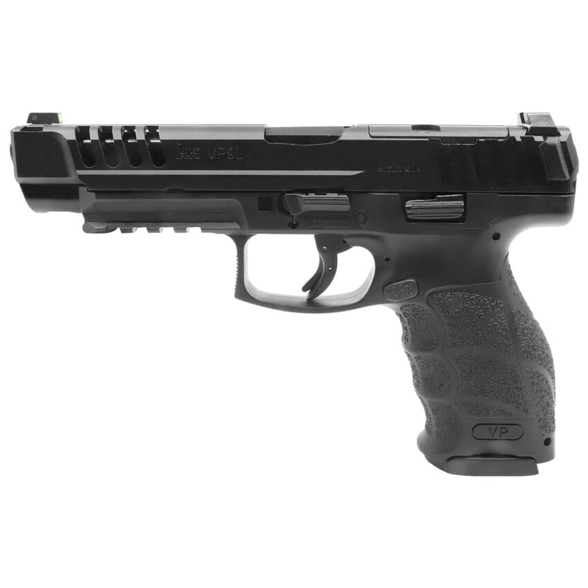 HK VP9L-B 9mm 5" Bbl Optics Ready Subcompact Push-Button Pistol w/(2) 10rd Mags 81000738