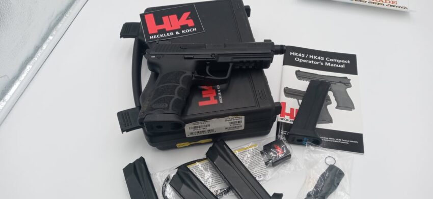 HECKLER & KOCH 45T V1 WITH NIGHT SIGHT & 5 MAGS Handguns Semi Auto